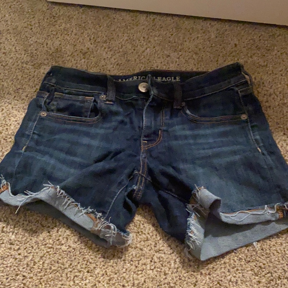 American eagle dark blue shorts